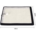 thumbnail image 5 of Alfombrilla rascadora para gatos, protector de sofá, sisal natural, rascador para gatos, 5 of 5