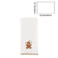 thumbnail image 4 of Clearance! Christmas Gingerbread Man Kitchen Towel, Absorbent Decorative Hand Dish Towel 24x16in, Holiday Xmas Tea Towel for Cooking Baking, Home Kitchen Decor & Christmas Gift, 4 of 7