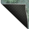 thumbnail image 5 of Addison Rugs Chantille Indoor/Outdoor Transitional Damask Teal Machine Washable Rectangle Rug, 10' x 14', 5 of 8