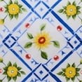 thumbnail image 6 of HAOXIT Blue White Plaid Tablecloth Spring Summer, Waterproof Round Table Cloth Washable, Stain Resistant Cloth Table Cover for Party Picnic Dinner Decor (Blue Plaid) 42-46, 6 of 8