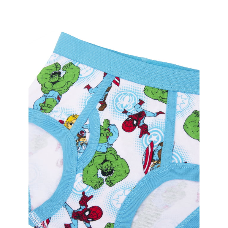 Avengers Toddler Boys' Marvel Hero Underwear, 6 Pack Sizes 2T-4T 
