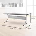 thumbnail image 4 of Pemberly Row Table d'Entraînement Moderne en Plastique Ardoise Charbon, 4 of 9