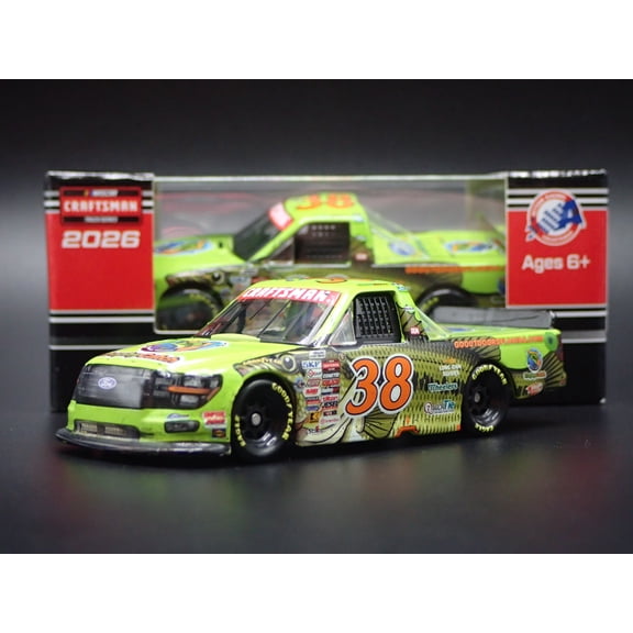 (Open Box) 2026 FORD F150 #38 CHANDLER SMITH TROPHYCATCH WIN NASCAR TRUCK 1:64 SCALE DIECAST CAR