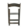 thumbnail image 5 of Flash Furniture Holden Solid Wood Commercial Grade Folding Dining Chair Early American (ZH80053EAW), 5 of 9