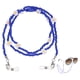 thumbnail image 1 of Cadenas de gafas de flores Uxcell para mujeres, cadenas ajustables para sujetar gafas de sol, cadenas para gafas, azul, 1 of 7