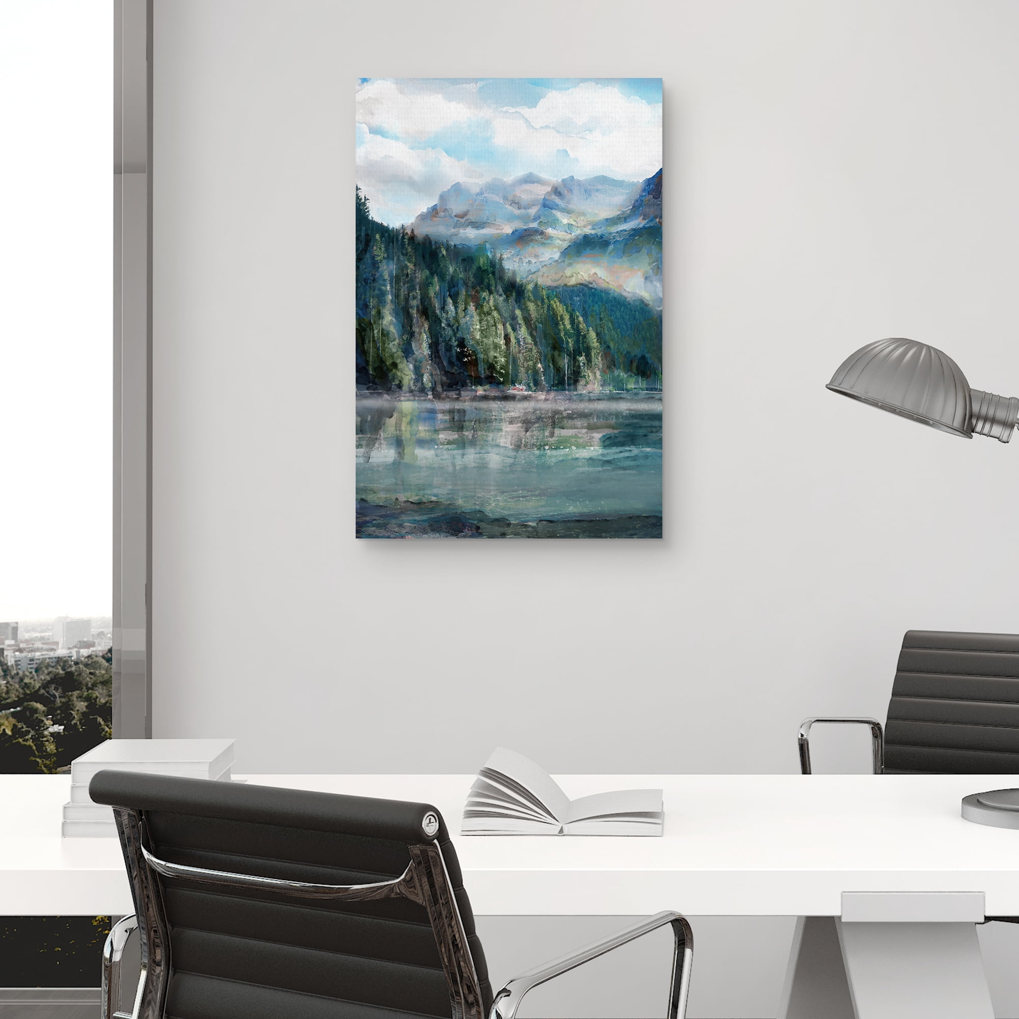 Mountain Lake II by Studio Arts Canvas Art Print