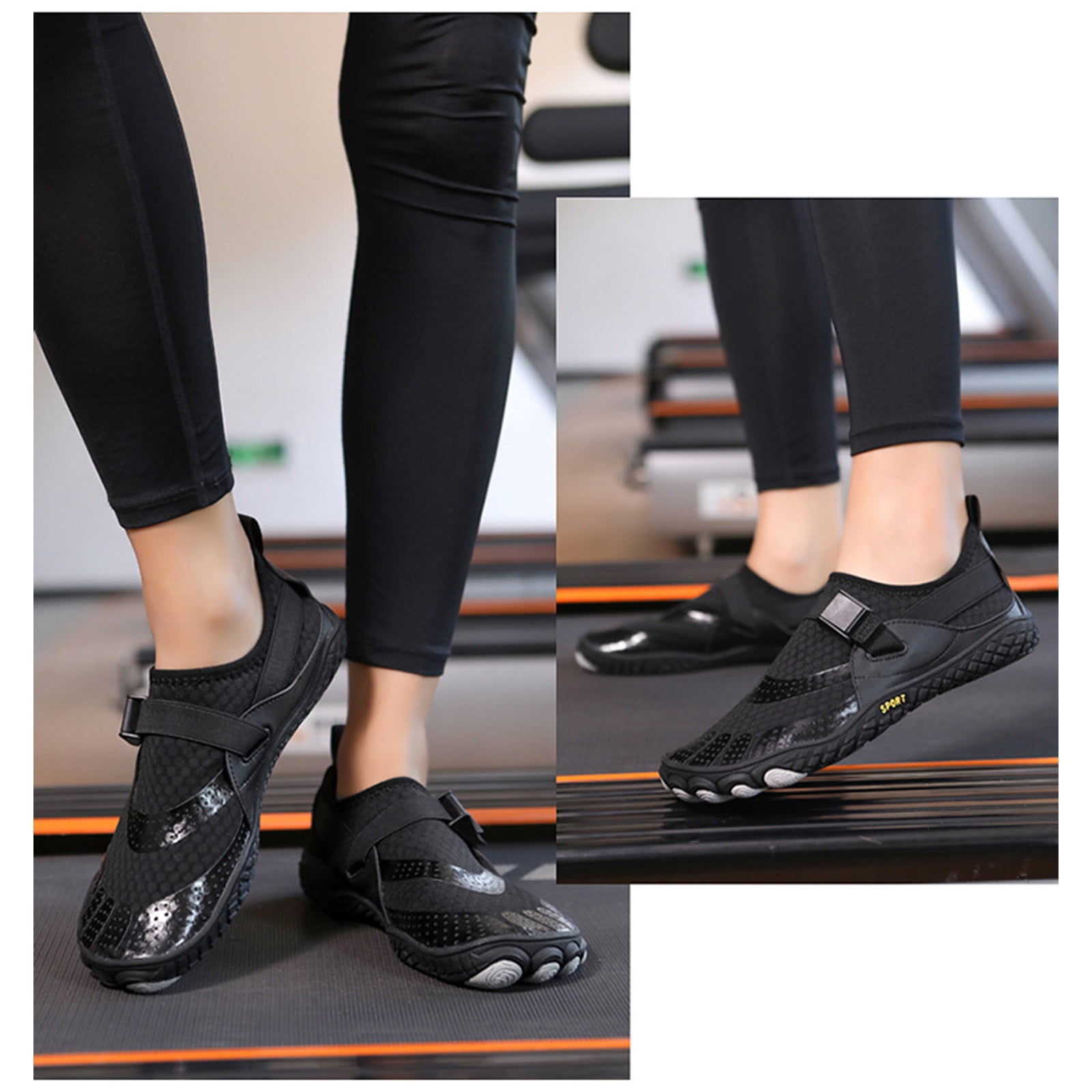 krdevn Barefoot Shoes Women/Men - Couple Sports Shoes Outdoor Wading Non Beach Shoes Diving Shoes Swimming Riding Fitness Five Fingers Shoes,River Trekking Shoes, Fishing Wader Boots