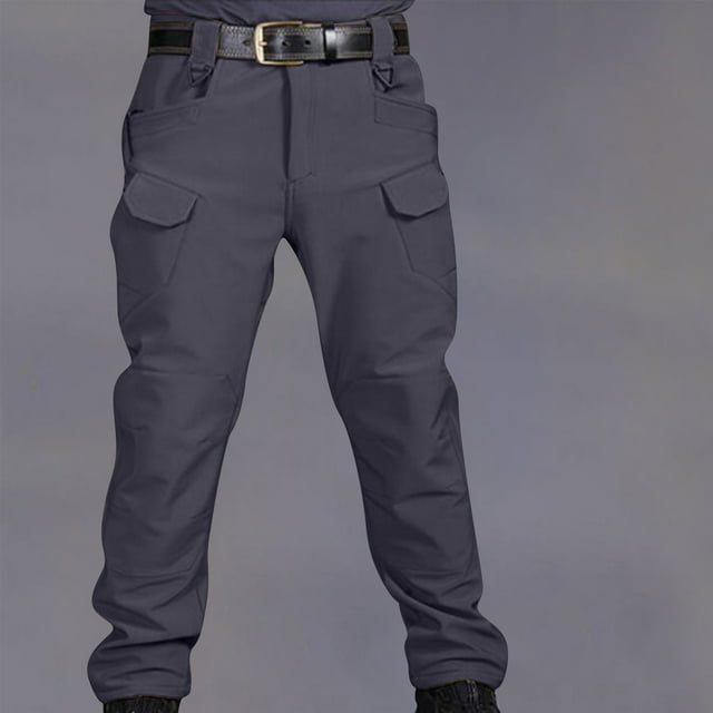 cllios Cargo Pantalon Homme Pantalon de Travail Militaire Multi-Poches Pantalon Tactique Extérieur Durable Pantalon de Randonnée Résistant à l'Eau Pantalon de Voyage avec Multi-Poches