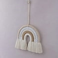 thumbnail image 4 of DIY Rope Rainbow Tapestry Wall Hanging Handmade Weaving Ornament Kids Room Decor 5045, 4 of 4
