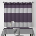thumbnail image 2 of 72x84 Inch Striped Vintage Extra Long Shower Curtain Farmhouse Gingham Patchwork Polyester Bath Curtain Neutral Stall Size Shower Curtains Set for Kids Bathroom Decor Waterproof with Hooks, 2 of 6