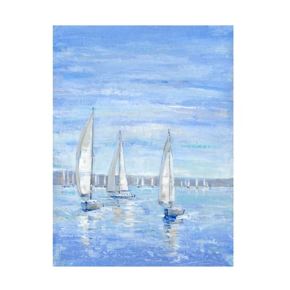 Trademark Fine Art Tim OToole  Sailing Close to the Wind II Canvas Wall Art
