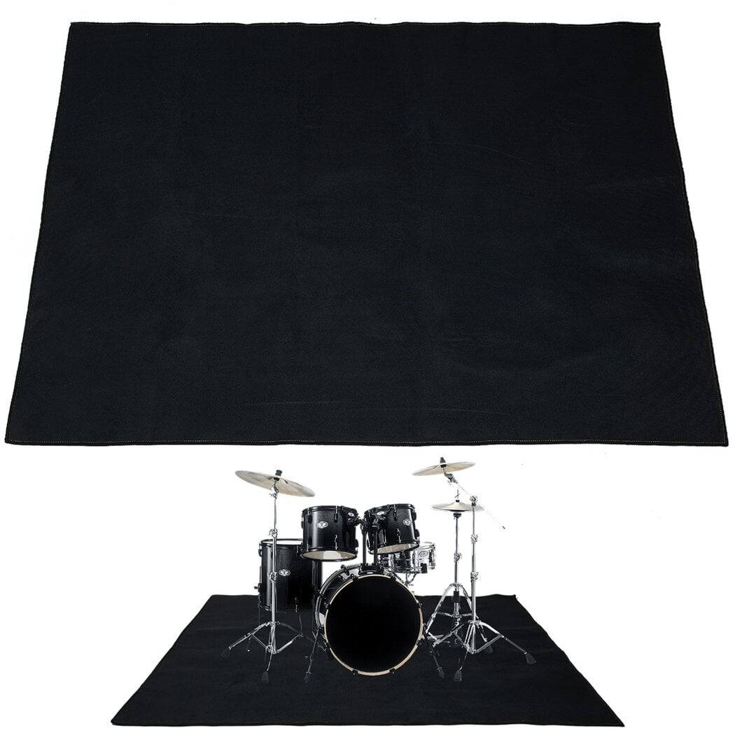 Drum Rug, Drum Mat, Electrical Drum Carpet Soundproof Rug Pads Drum