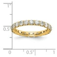 thumbnail image 5 of 14k Polished Size 7 U-Shared Prong 2 carat Diamond Complete Eternity Band, 5 of 6