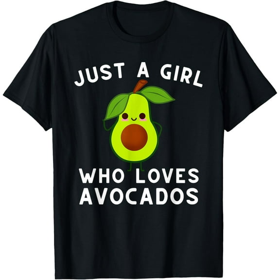 Just A Girl Who Loves Avocados - Avocado & Guacamole T-Shirt100% cotton short-sleeved shirt for both men and women