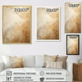 thumbnail image 4 of Designart "Golden Beige Storm Serenity V" Storms Floater Framed Canvas Prints, 4 of 5