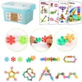 thumbnail image 6 of TOMYOU 200 Pieces Building Blocks Kids STEM Toys Educational Building Toys Discs Sets Interlocking Solid Plastic for Preschool Kids Boys and Girls Aged 3+, Safe Material Creativity Kids Toys, 6 of 15