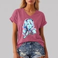 thumbnail image 2 of Dolly Memorial T-Shirt, Parton Country Music Tee Graphic Casual Short Sleeved T Shirt Lightweight T-Shirt Women Round Neck Everyday Wear Soft Breathable Modern, 2 of 5