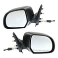 thumbnail image 4 of For 12 13 14 Versa S Sedan Rear View Door Mirror Manual Remote w/Lever SET PAIR, 4 of 5