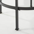 thumbnail image 4 of Crosley Furniture Aimee Table d'Appoint Ronde en Verre, Bronze Huilé, 4 of 5