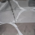 thumbnail image 5 of 180 X 200cm Rideau De Douche Avec 12 Crochets Schage Rapide(gris), Tissu Poliéster Impermable Lavable En Machine, Rideaux Salle De Bain, 5 of 5
