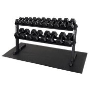 Body-Solid GDR60 2 Tier Horizontal Dumbbell Weight Rack