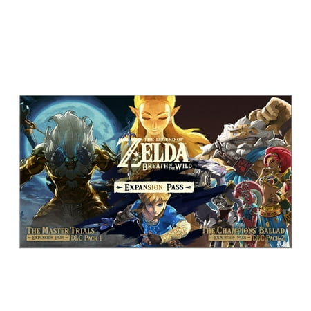 The Legend of Zelda Breath of the Wild Exp Pass, Switch, Nintendo [Digital (Best Legend Of Zelda Games Ranked)