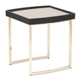 thumbnail image 4 of Michael Amini Lisbon Side Table - Silken Matte Black, 4 of 9