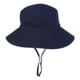 thumbnail image 1 of Sombrero para el sol para bebé Playa de verano UPF 50+ Protección solar Sombreros para bebés Sombreros para el sol para niños pequeños Gorra para bebé niña Sombrero de cubo para niños Ormromra LRWJ241-16, 1 of 5