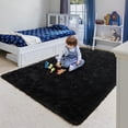 thumbnail image 4 of Fluffy Carpet for Bedroom, 4x6 Rug Soft Indoor Small Shag Area Rug, Machine Washable Rug for Living Room, Non Slip Gray Throw Rugs for Kids Room, Fuzzy Modern Home Decor, 4 of 4