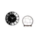 thumbnail image 5 of Reloj de pared grande,Reloj de pared acrílico silencioso moderno,Reloj de pared grande de oficina,silencioso,fácil de leer y sencillo.,Expositor de artesanías,Expositor de madera para, 5 of 8