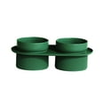 thumbnail image 3 of Juego de cuencos de comida y agua para gatos, cuencos para gatos, comedero antideslizante para comida y agua para perros medianos , Verde, 3 of 8