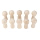 thumbnail image 4 of Decoración de setas, 10 piezas de decoración de setas, lindas muñecas con clavija, artesanías de madera sin terminar, rendimiento lleno de energía, 4 of 12
