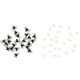 thumbnail image 2 of Paquete de 50 Piezas de Simulación de Modelo Ciencia Naturaleza Juguete Favor Decoración para hogar Negro Y Luminoso Resplandor E, 2 of 8