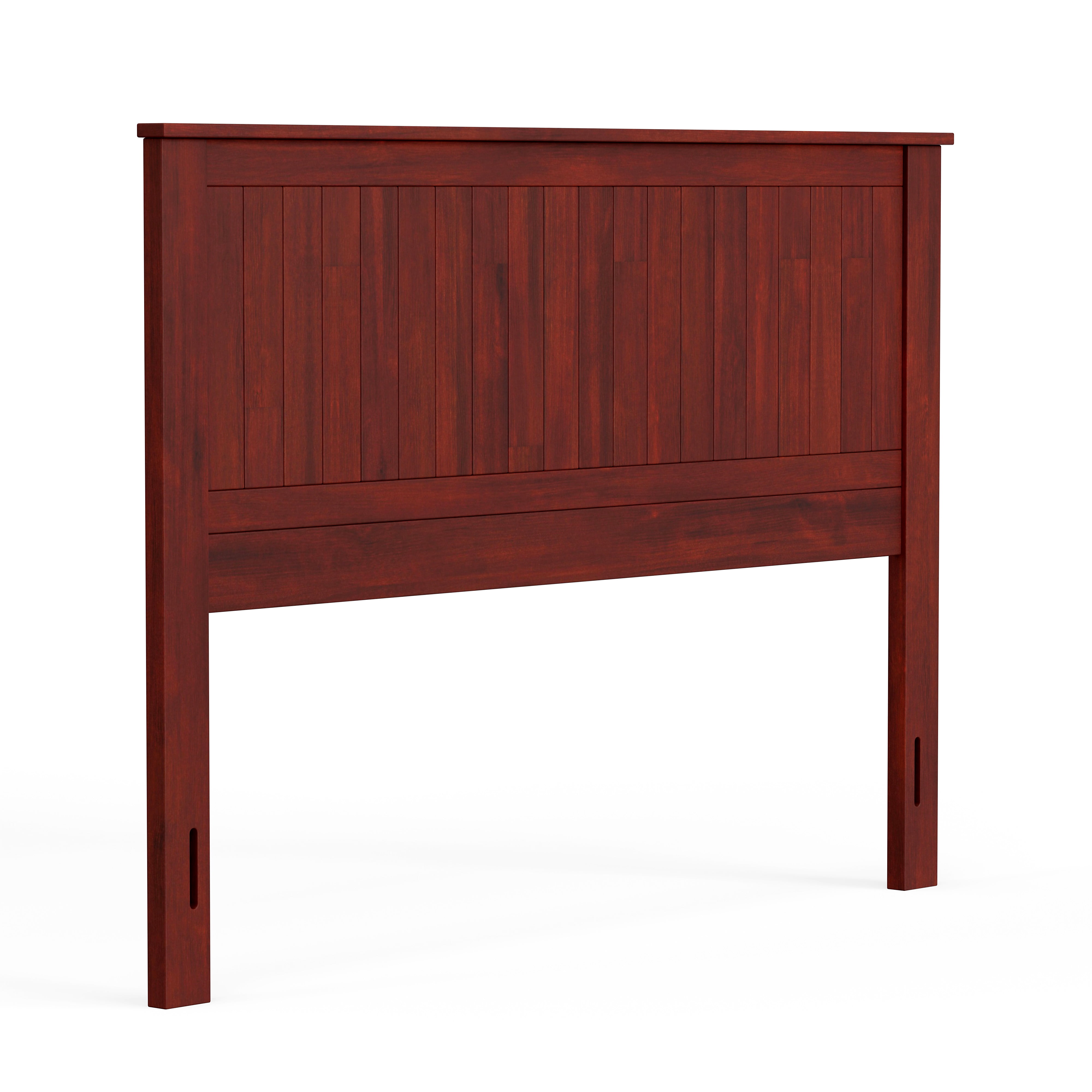 Wainscott Wood Panel Headboard in Cherry -  Queen Size