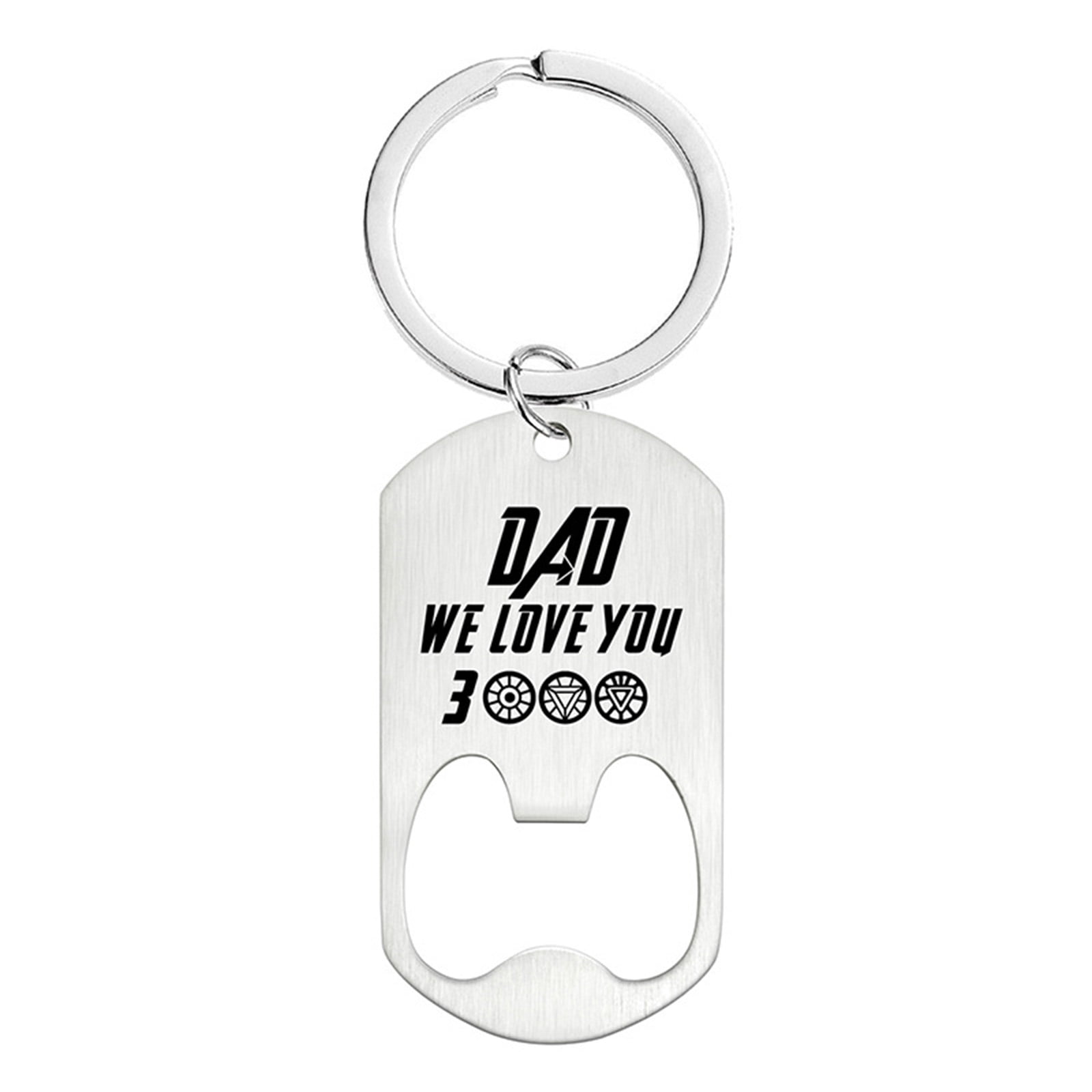 THE BEST DAD PEN AND BOTTLE OPENER KEYRING FATHERS DAY GIFT PRESENT 