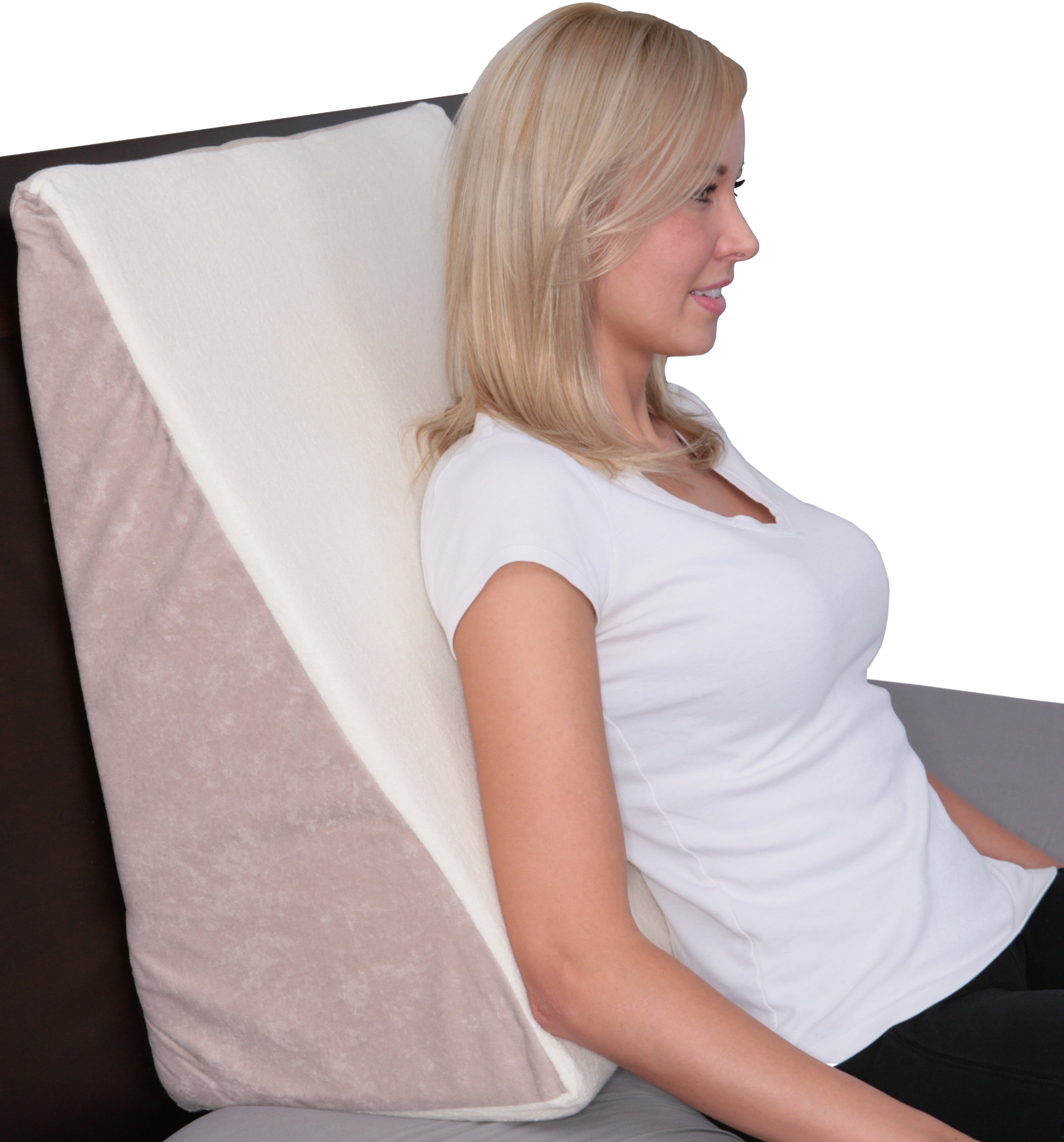Living Health Products AZ-74-5513-07 25 x 24 x 7 in. Memory Foam Bed Wedge