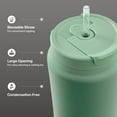 thumbnail image 3 of TAL 64oz Stainless Steel Hudson Tumbler with Straw, Sage, 3 of 10