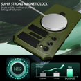 thumbnail image 5 of for Samsung Galaxy S20 FE Case  Built in Stand & Ring Holder[Compatible with MagSafe],  Grade Shockproof Protective Phone Case for Samsung S20 FE 4G/5G, Green, 5 of 8