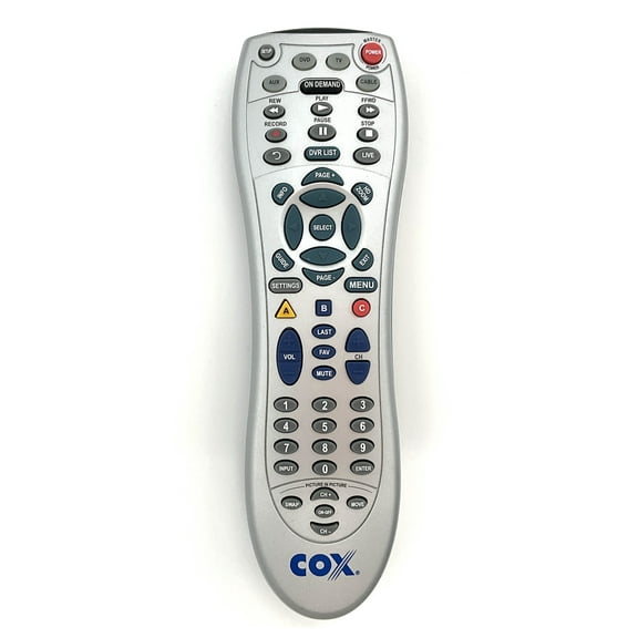 (1 Pack) Replacement Cox Remote Control URC-7820 For HD / DVR / Digital Receivers