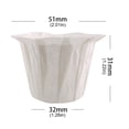 thumbnail image 7 of Coffee Filter Papers Replacement White Coffee Paper Pod 100-500Pcs Disposable Coffee Paper Pods for Keurig 1.0 2.0 (400PCS), 7 of 7