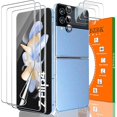 thumbnail image 1 of wonima44 9 in 1 for Samsung Galaxy Z Flip 4 5G Screen Protector, Inner Screen Flexible Film + Tempered Glass Back Screen Protector + Camera Protector accessories Case Friendly [3+3+3 Pack], 1 of 1