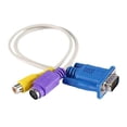 thumbnail image 1 of Adaptador VGA SVGA a S-Video RCA Portátil de 2x 15 Pines Compuesto 2 piezas, 1 of 8