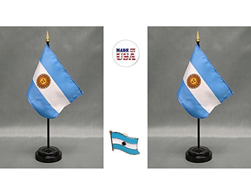 4"x6" Argentina Miniature Desk & Table Flags Flag 