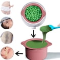 thumbnail image 4 of 1 Set 400ml Silicone Wax Bowl Set Easy Clean Non-stick Hair Removal Pot with Spatula Sticks Masque Bowl, 4 of 8