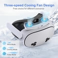 thumbnail image 2 of Facial Interface Cooling Fan for Meta Quest 3S Accessories, Soft PU Leather & Ice Silk Cotton Face Pad Compatible with Oculus Quest 3S, Adjustable Fan to Relieve Lens Fogging (3 Speeds), 2 of 7