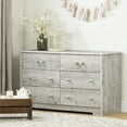 thumbnail image 1 of South Shore Aviron 6-Drawer Dresser for Child, in Seaside Pine, 1 of 11