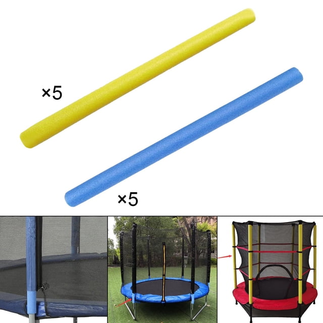 10 piezas de repuesto shamjiam fundas de espuma cubierta de protección ligera acolchado accesorios de Azul 90cm