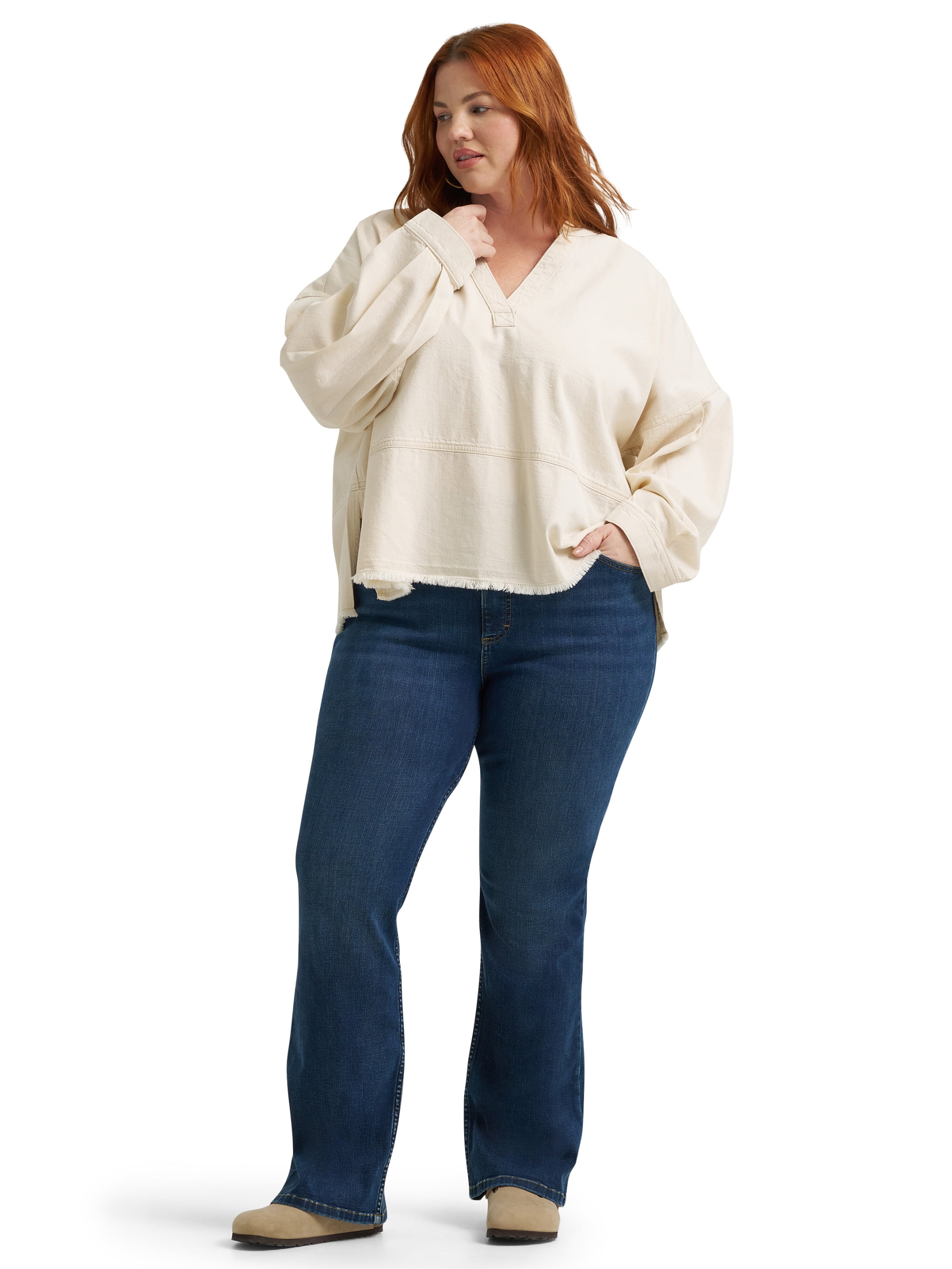 Lee® Women's and Plus 31" Mid Rise Bootcut Core Denim Jeans
