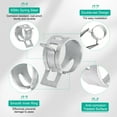 thumbnail image 4 of Uxcell 20pcs Spring Band Type Hose Clamps 7mm Fuel Line Hose Spring Clip Silicone Vacuum Hose Pipe Clamp Low Pressure Tube Clip Fastener, Silver, 4 of 7