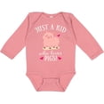 thumbnail image 3 of Inktastic Just a Kid Who Loves Pigs Boys or Girls Long Sleeve Baby Bodysuit, 3 of 5